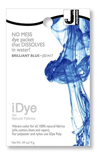 צבע לבדים טבעיים - כחול מבריק - iDye for Natural Fabrics